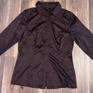 Le Chateau Women's Dark Purple Blouse